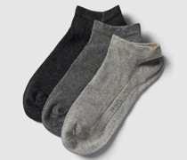Sneakersocken mit Label-Detail im 3er-Pack
