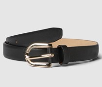 Ledergürtel mit Dornschließe Modell 'Nappa'