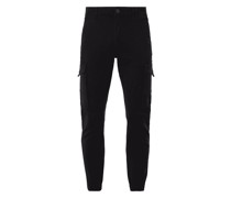 Tapered Fit Cargohose mit Stretch-Anteil