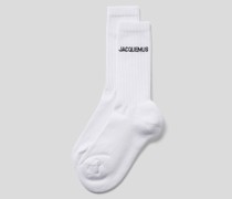 Socken mit Label-Print