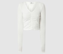 PAMELA X NA-KD REBORN Cropped Shirt mit Rippenstruktur – Exklusiv bei uns