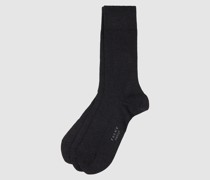 Socken mit Stretch-Anteil im 3er-Pack Modell 'Family'