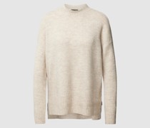 Oversized Strickpullover mit Rundhalsausschnitt Modell 'LEFILE'