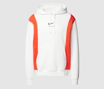 Hoodie mit Label-Details