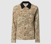 Jeansjacke mit Camouflage-Muster Modell 'Michigan'