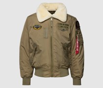 Bomberjacke mit Motiv-Patches Modell 'Injector III Air Force'