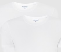 T-Shirt aus Baumwolle im 2er-Pack