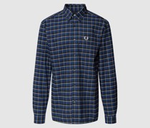 Freizeithemd mit Glencheck-Muster Modell 'Oxford Check Shirt'