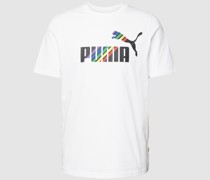 T-Shirt mit Label-Print Modell 'LOVE IS LOVE'