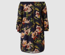 Off-Shoulder-Kleid mit floralem Muster