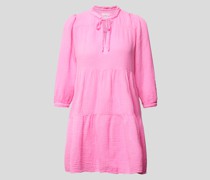 Minikleid mit Strukturmuster