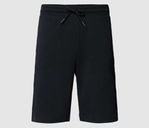 Straight Fit Shorts mit elastischem Bund