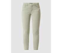 Skinny Fit Cropped Jeans mit Stretch-Anteil Modell 'Elma'