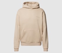 Hoodie mit Label-Print