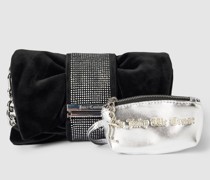 Handtasche mit Label-Detail Modell 'DAHLIA'