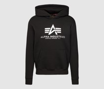 Hoodie mit Label-Print
