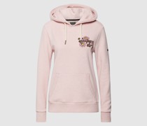 Hoodie mit Label-Print