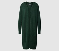 Longcardigan in unifarbenem Design Modell 'JULIANA'