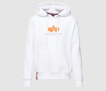 Hoodie mit Label-Print