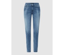 Skinny Fit Jeans mit Stretch-Anteil Modell 'Luzien' HYPERFLEX