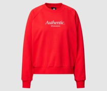 Sweatshirt mit Statement-Stitching Modell 'Athletics Icono'