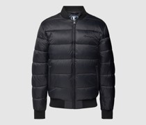 Steppjacke mit Label-Print