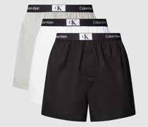 Boxershorts mit Logo-Bund Modell 'BOXER SLIM' im 3er-Pack