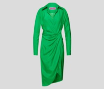 Midikleid in Wickel-Optik