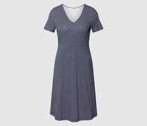 Minikleid mit Allover-Muster