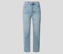Straight Fit High Waist Jeans
