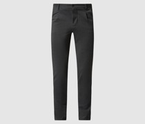 Bundfaltenhose aus Jersey
