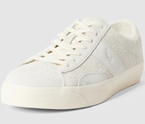 Sneaker mit Teddyfell-Besatz