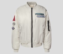 Bomberjacke mit Label-Patches
