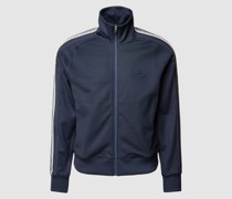 Sweatjacke mit Label-Patch Modell 'PIQUE'