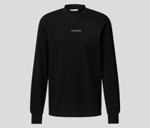 Sweatshirt mit Label-Detail