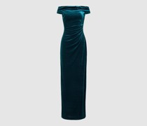 Abendkleid mit Effektgarn