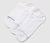 Sneakersocken mit Label-Details im 3er-Pack