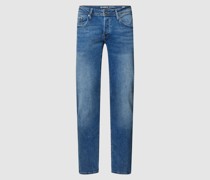 Slim Fit Jeans im 5-Pocket-Design Modell 'Savio'