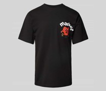 T-Shirt mit Rundhalsausschnitt Modell 'FRAGILE'