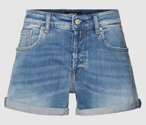 Jeansshorts mit fixierten Beinumschlägen Modell 'ANYTA'