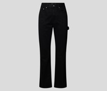 Relaxed Fit Jeans mit Zierbesatz
