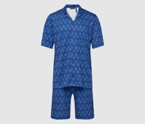 Pyjama mit Allover-Muster Modell 'Night&Day Pyjama kurz'