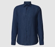 Regular Fit Freizeithemd mit Kentkragen Modell 'marc'