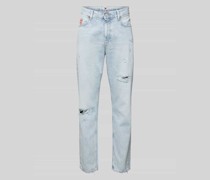 Relaxed Tapered Fit Jeans im Destroyed-Look Modell 'ISAAC'
