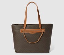 Tote Bag mit Allover-Logo Modell 'ELLIOT'
