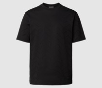 T-Shirt mit Logo-Stitching
