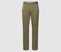 Regular Fit Chino im unifarbenen Design Modell 'Tilo'