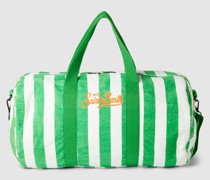 Duffle Bag mit Streifenmuster Modell 'JETLAG'