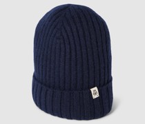 Beanie mit Label-Detail