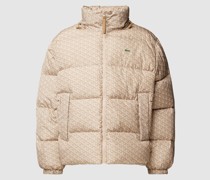 Steppjacke mit Label-Stitching Modell 'Monogram'